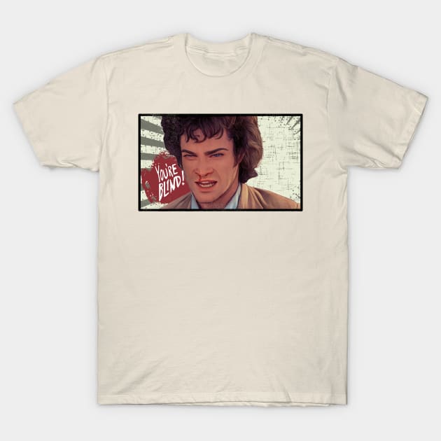 "You're Blind!" Firestarter Andy Telepathy T-Shirt by Contentarama
